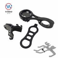 WITTEE Bike Computer Mount, Aluminum Alloy Black Cycling Computer Bike Mount, Easy Installation Comp