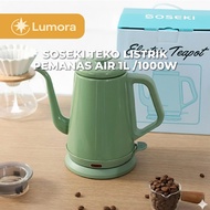 SOSEKI Electric Kettle Water Heater 1L /1000W Hot Water Kettle Stainless Steel Hot Water Kettle/
