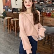 knitwear woman plus size cute knitwear knitwear woman baggy Strapless Pink Warm & Soft All Seasons K