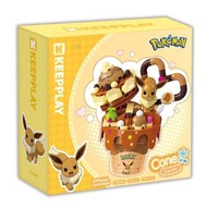 keeppley - Qman 寶可夢 伊布雪糕造型積木