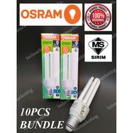 10PCS OSRAM 18W PLCE ENERGY SAVING 3U BULB E27 DAYLIGHT 100% ORIGINAL