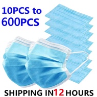 10-600pcs Disposable Surgical Mouth Face Mask Certified surgical mask mascarilla quirurgicas homologada Adult blue Medical masks