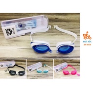 Japanese Swimming Goggles ARENA Water Coated - Contact Swim Glasses For Men And Women - With Box