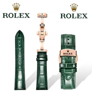 Genuine Leather Watch Strap for Rolex - Daytona, Hulk, Submariner, Yacht-Master, Cellini, Butterfly 