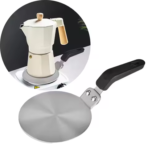 Heat Diffuser Cooking Induction Adapter, Coffee Kettle Stovetop Electric Gas Plate Board Heat Conduc