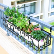 Flower Pot stock Balcony Rack Iron Railing Multi-Art Rack Balcony Hanging Decoration Window Sill Han