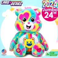 🇺🇸USA🇺🇸𝑵𝒆𝒘 𝟐𝟎𝟐𝟒❤️‍🔥พร้อมส่ง❤️‍🔥♻️ Care Bears Recycle Bear 💚🧡 Good Vibes Bear 💚🧡 Jumbo 24" (ตัวใหญ่สุด)  นำเข้าอเมริกาแท้💯