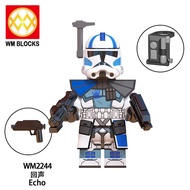 Children's toy blocks echo figure mini star wars WM2244 dogma hardcase jesse fives kix rex tup Clone