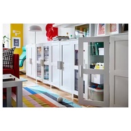 IKEA BRIMNES Storage Cabinet Living Room Office Alamri Glass Display Cabinet