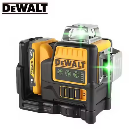 2026 DEWALT DW089LG 12V Laser Level Self-Levelling 12-Line 3-Sides*360-Degree Horizontal & Vertical 