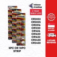 Panasonic CR2032 CR2025 CR2016 CR1632 CR1620 CR1616 CR1220 CR2450 CR2430 Lithium Battery Button Cell