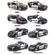 Kawei Toys Police Car Ford BMW Simulation Alloy Car Model Baby Toys Off-Road Children Boys