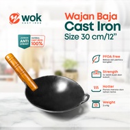 Cast steel frying pan / cast iron frying pan / cast iron frying pan / frying pan