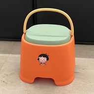 Dopamine Boosting Small Stool Thickened Plastic Foldable Shoe Changing Bench Non-Slip Bathroom Furni