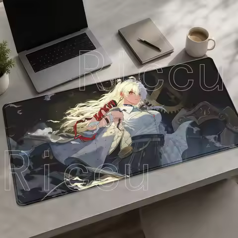 HD Printing Zani Wuthering Waves WuWa Mousepad PC Gaming Keyboard Anti-slip Rubber Desk Mat Office A