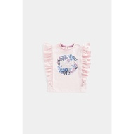 เสื้อยืดเด็กผู้หญิง Mothercare Beautiful Frilled T-Shirt FB595