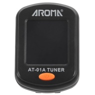 Aroma At-01A Guitar Tuner Rotatable Clip-On Tuner Lcd Display For Chromatic Acoustic Guitar Bass Ukulele