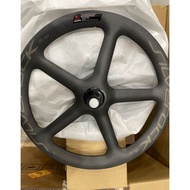 SILVEROCK WHEELSET Carbon 349 406 451 11-SPEED QR 100mm/135mm 1.580kg FOLDING SEAL BEARING 3K bright