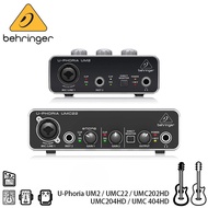 Behringer U-Phoria UM2 / UMC22 / UMC202HD / UMC204HD / UMC 404HD Audio Interface USB Pre Amplifier S