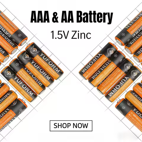AA AAA Alkaline Batteries 1.5V Super Long Lasting For Mouse Keyboard Toys Flashlight Efficient Energ