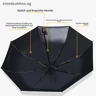 STE 8 Fold Automatic Umbrella Rain Proof UV Protection Sun Umbrella Dual Use Protection Thickened Po