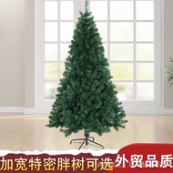 Taiwan Shipping Christmas Decoration Encrypted 1.5/1.8/2.1/3/4m Large Shopping Mall Green Tree Iron 