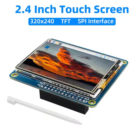 2.4 Inch Touch Screen for Raspberry Pi Zero /W/2 W SPI Interface TFT LCD Monitor 320x240 Display for