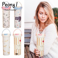 PEONY1 Vacuum Cup, Large Capacity with Handle Thermal Cup,  Easy To Carry Leakproof 600ml Insulated 