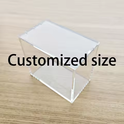Customized Acrylic Dust-proof Box Poke Protection Box for ETB Booster UPC Transparent Plastic Case W