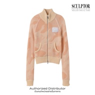 SCULPTOR® เสื้อกันหนาว Camouflage Mohair Raglan Zip-Up
