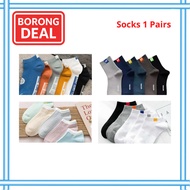 Cartoon Socks Women Socks Men Cartoon Stokin Perempuan Stokin Lelaki 1 Pair TLG