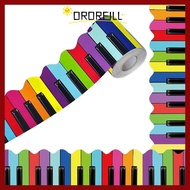 ORORFILL 1Roll Chalkboard Board Border, DIY Paper Border Paper,  7.5cm 10Meter Music Piano Decorativ