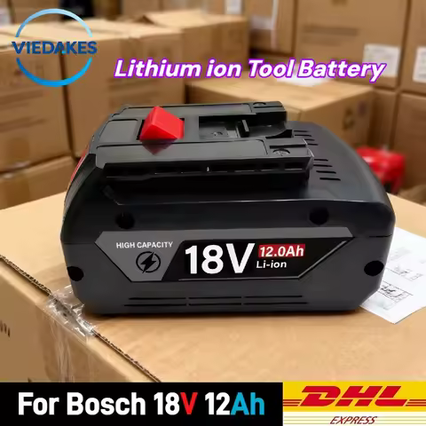 Original For BOSCH 18V battery, 12000Ah, for Bosch 18V power tools GBA GBH GSR GSB BAT618 BAT609 BAT