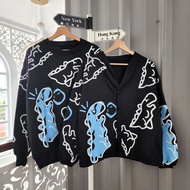 Dinos Sweater Wanita Oversize Korean Style Switer Couple Pasangan Bareng Bestie