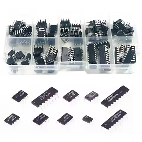 10 kinds 85PCS of specifications IC NE555 LM324 integrated circuit chip kit DIP direct insertion sin