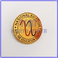 National Aviation Logo Pin National Aviation Logo Brooch Pin - Karya Mulya