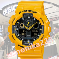 นาฬิกาGShock นาฬิกาข้อมือ Rubber รุ่น Ga-100A-9Adr (Bumblebee Limited Edition) (Yellow)
