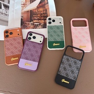 2025 new high-end shockproof phone case, luxury leather, suitable for iPhone 17 16 15 14 13 Pro Max,