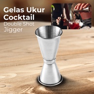 Cocktail jigger double shoot measuring cup 30ml 60 ML according to stock silver gold stainless