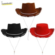 AOGANAKE Cowgirl Hat, Performance Cosplay Costume Cowboy Hat, Funny Adjustable Cowboy Accessory Prop