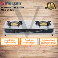 MORGAN 4.5Kw STAINLESS STEEL GAS STOVE MGS-9613S || ELBA 3.9Kw STAINLESS STEEL 2 BURNER GAS STOVE EG