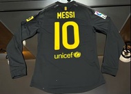 巴塞隆拿2011年作客球員版長袖球衣美斯Messi
