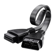 XTOOL OBD2 Extension Cable, 1.64ft 16 Pin Male to Female Cable, Universal Extension Cord A30/A30D/A3