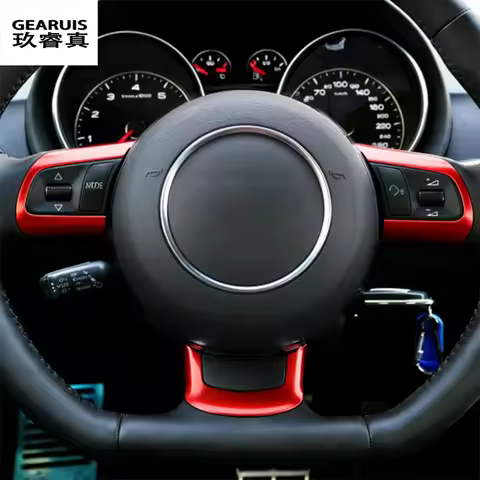 For Audi TT 8n 8J MK1 MK2 MK3 TTRS 2008-2014 Car Steering wheel switch frame Armrest Co-pilot Gear S
