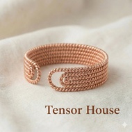 Pure red copper Tensor ring 3-frequency bracelet