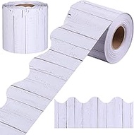 durony White Wood Bulletin Board Border Scalloped Border Trim Classroom Rustic Wood Decoration Borde