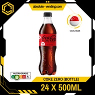 COKE ZERO (No Sugar) 500ML X 24 (BOTTLE)