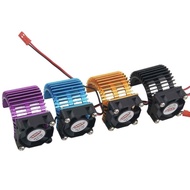 HSP 1/10 brushed 540/550 brushless 3650/3660 motor heatsink with fan motor heat sink