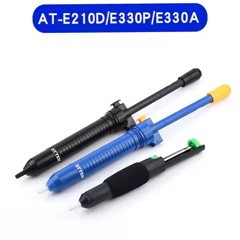 AT-E330A/AT-E330P/AT-E210D tin suction gun dross extractor to remove waste tin residue black anti-st