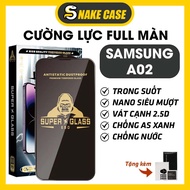 Samsung A02 tempered glass protects full screen, screen protector